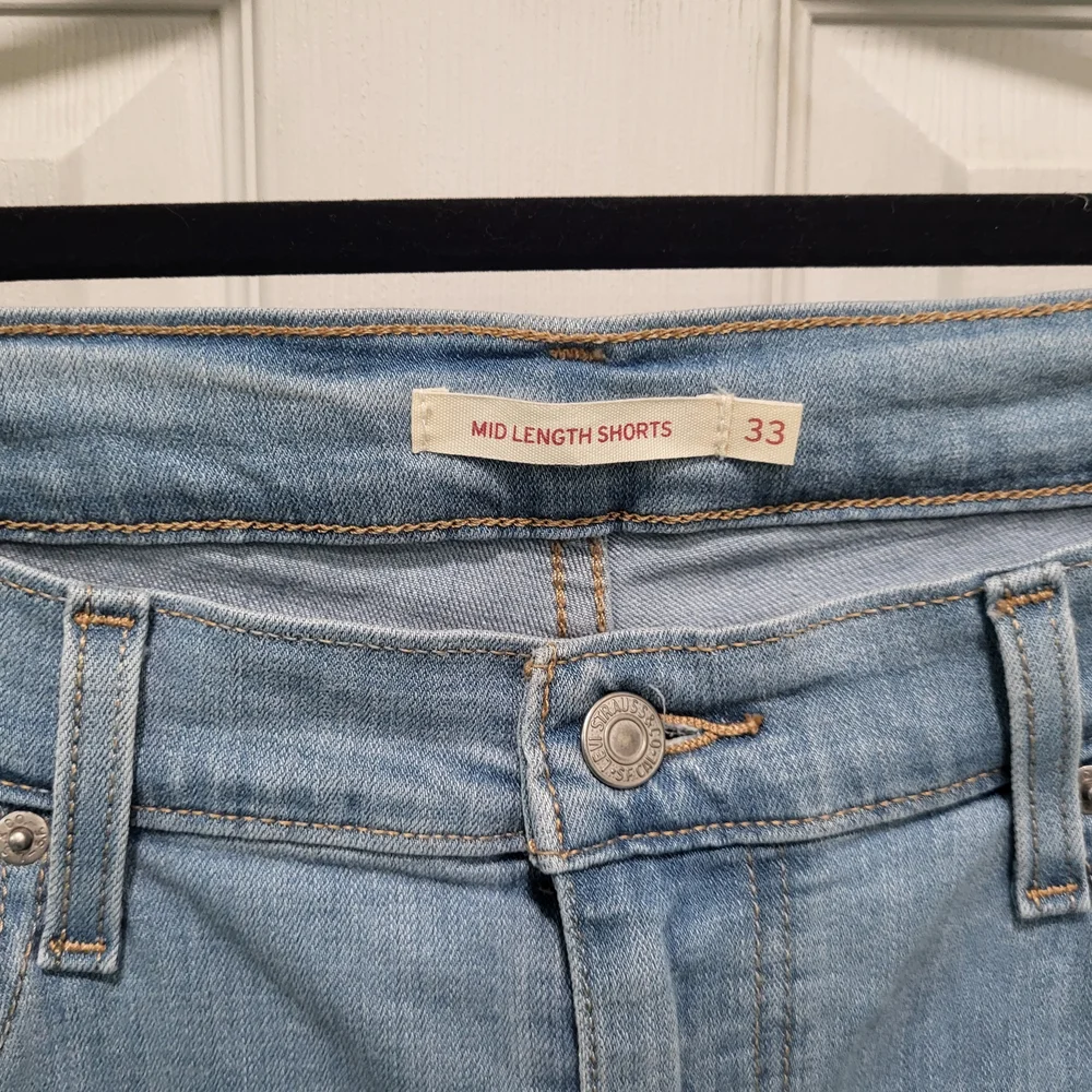 Women's Light Blue Denim Shorts
